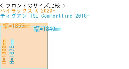 #ハイラックス X 2020- + ティグアン TSI Comfortline 2016-